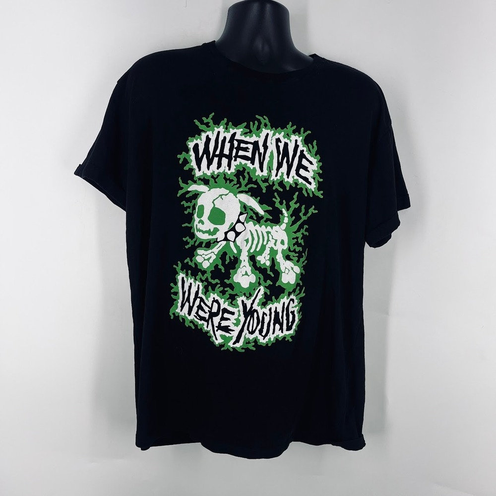 When We Were Young Festival 2025 T-Shirt Black Panic At The Disco Blink-182 XL